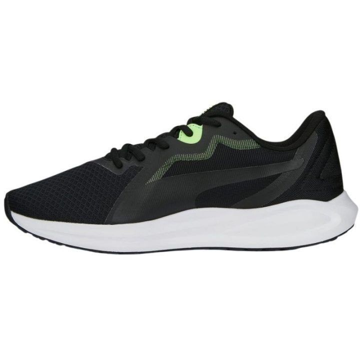 Vyriški bėgimo bateliai Puma Twitch Runner, juodi ir mėlyni