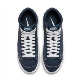 Vyriški aukšti sportbačiai Nike Blazer Mid '77 Canvas, tamsiai mėlyni