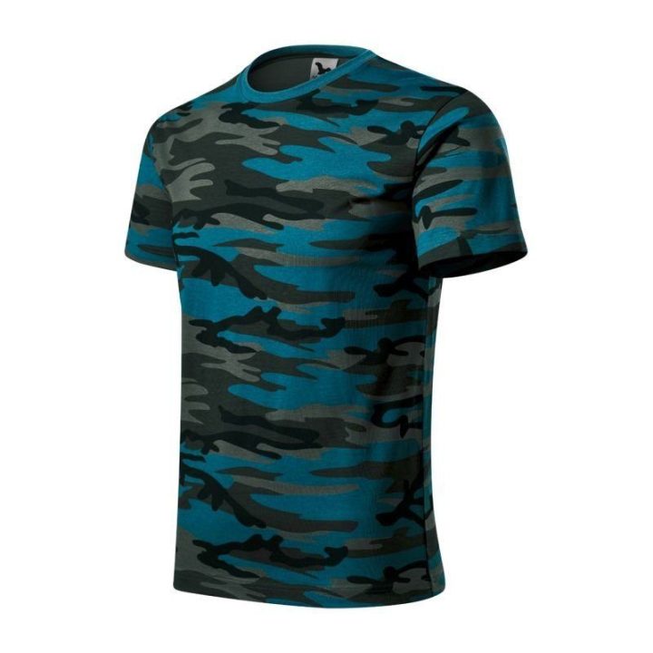 Uniseks medvilniniai marškinėliai Adler Camouflage, kamufliažiniai