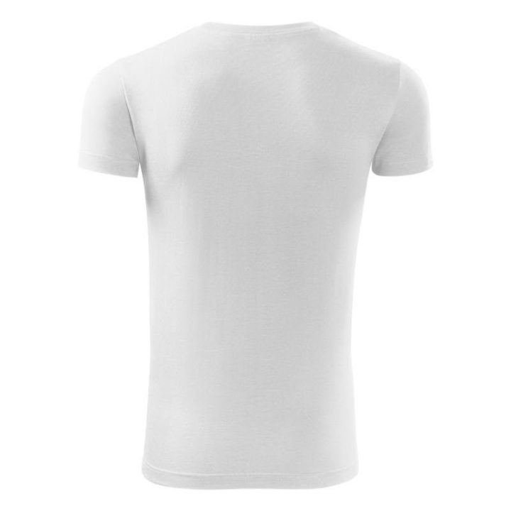 Vyriški medvilniniai slim fit marškinėliai Malfini Viper, balti