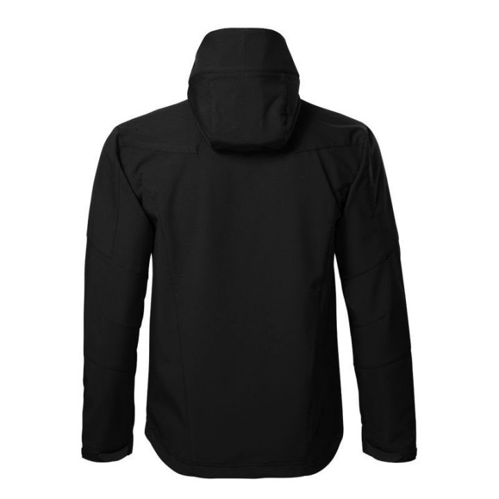 Vyriška softshell striukė su gobtuvu Malfini Nano, juoda