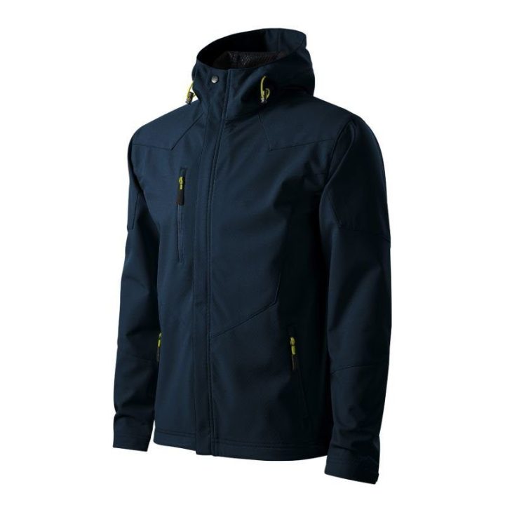 Vyriška 3 sluoksnių softshell striukė Malfini Nano, tamsiai mėlyna