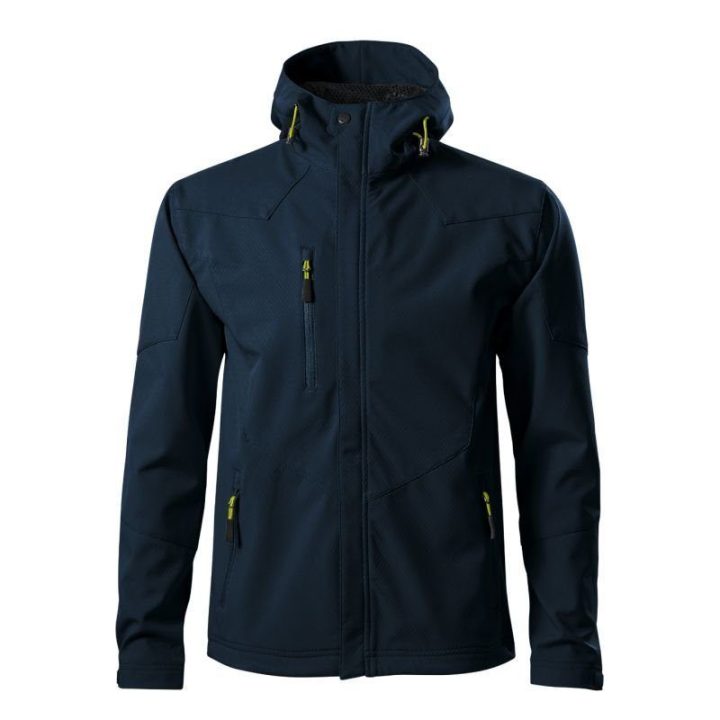 Vyriška 3 sluoksnių softshell striukė Malfini Nano, tamsiai mėlyna