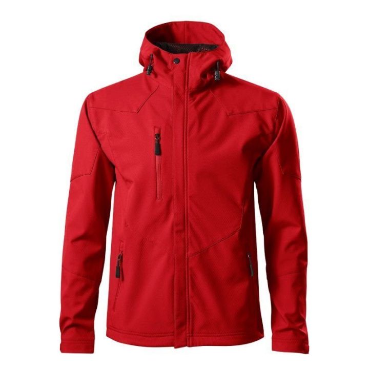 Vyriška turistinė softshell striukė Malfini Nano, raudona