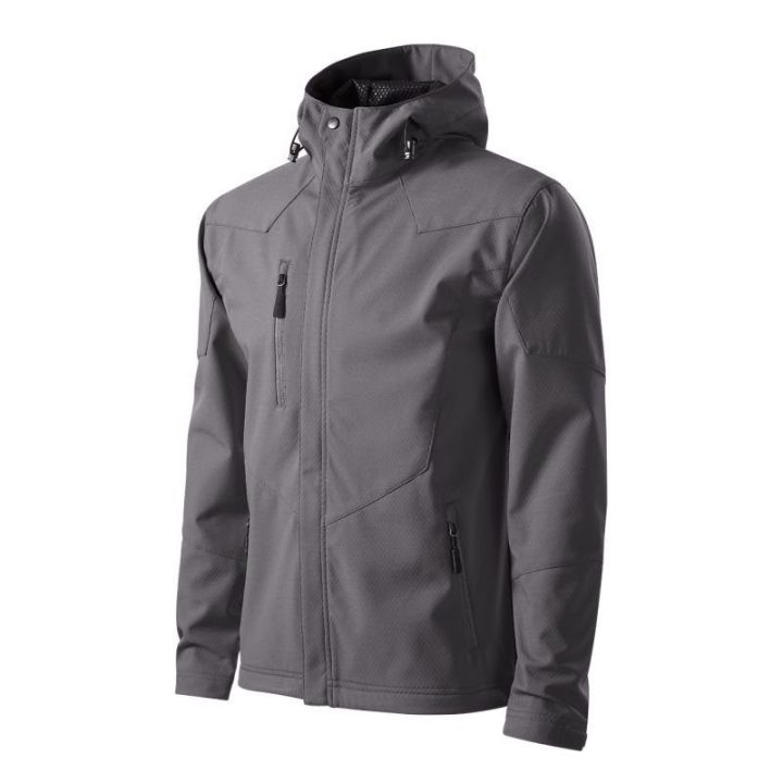 Vyriška turistinė softshell striukė Malfini Nano, pilka