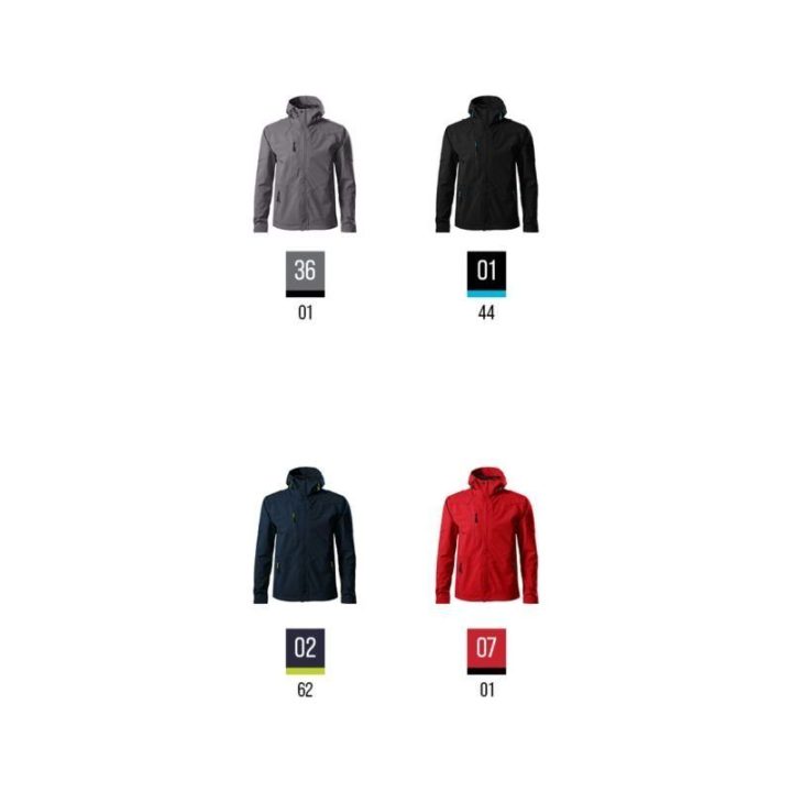 Vyriška turistinė softshell striukė Malfini Nano, pilka