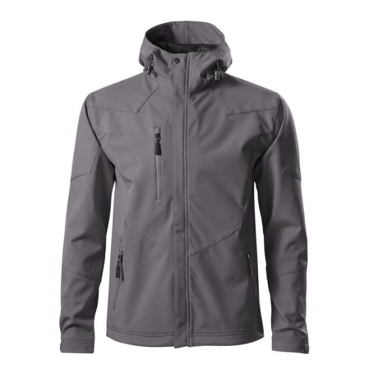 Vyriška turistinė softshell striukė Malfini Nano, pilka