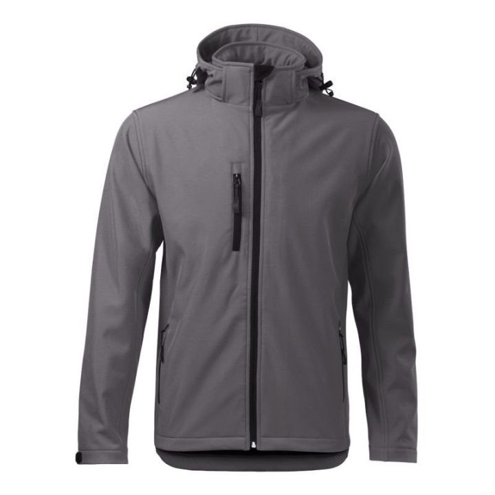Vyriška turistinė softshell striukė Malfini Performance, pilka