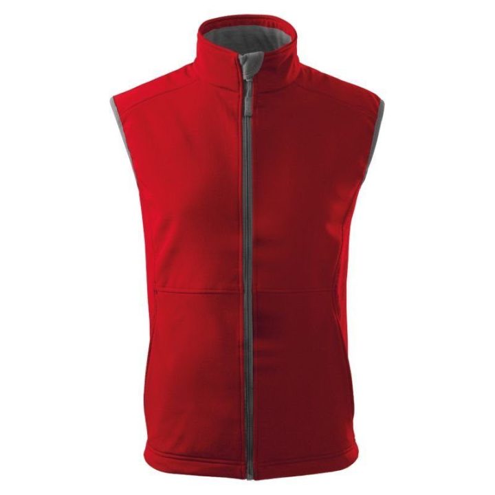 Vyriška dviejų sluoksnių softshell liemenė Adler Vision, raudona