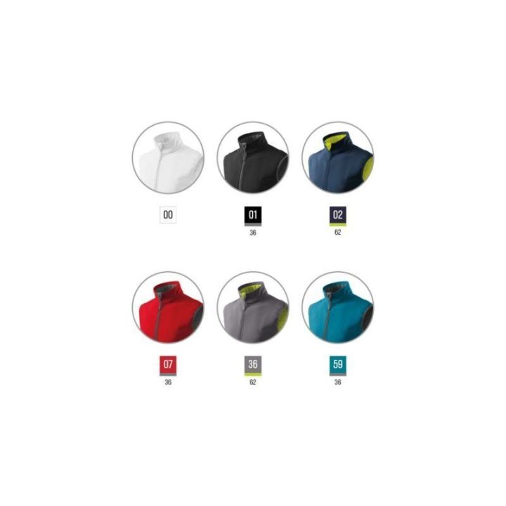 Vyriška dviejų sluoksnių softshell liemenė Adler Vision, pilka