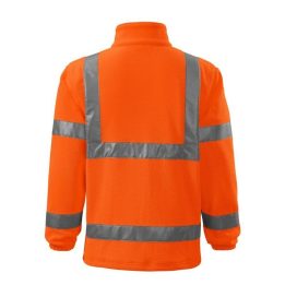 Flisinė didelio matomumo striukė Rimeck, fluorescencinė oranžinė