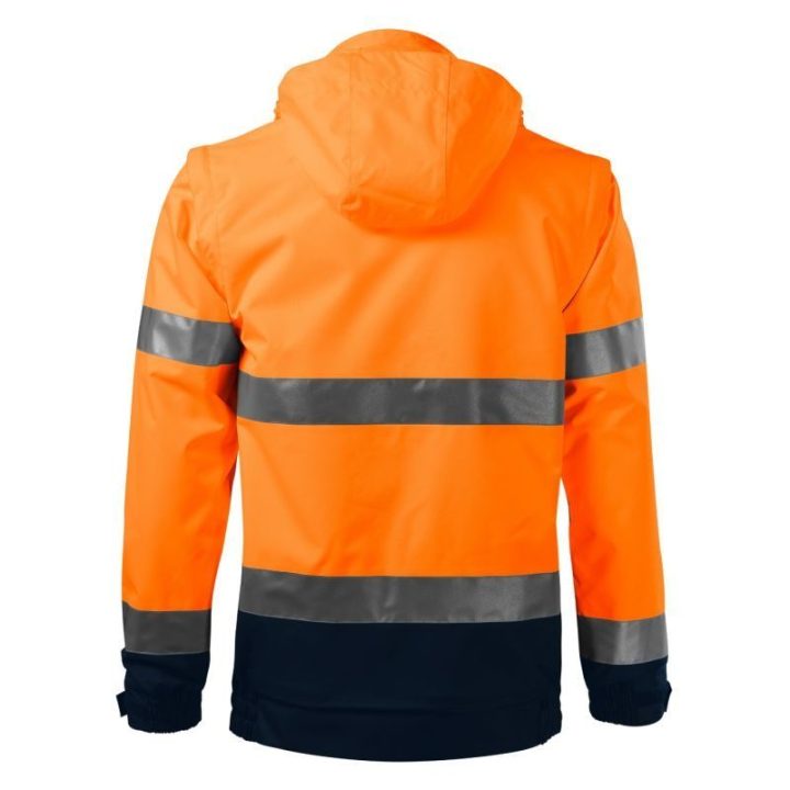 Vyriška 4 viename striukė Rimeck HV Guard, fluorescencinė oranžinė