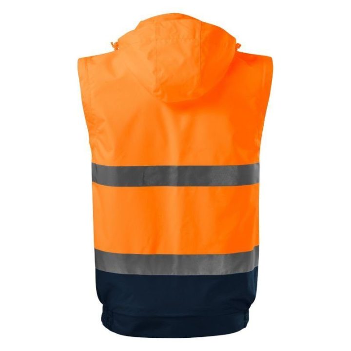 Vyriška 4 viename striukė Rimeck HV Guard, fluorescencinė oranžinė