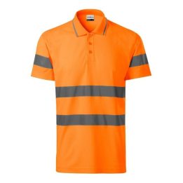 Vyriški polo marškinėliai Rimeck Runway, oranžiniai