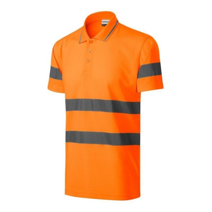 Vyriški polo marškinėliai Rimeck Runway, oranžiniai