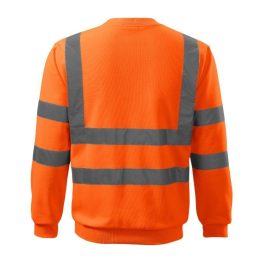 Vyriškas fluorescencinis džemperis Rimeck HV Essential, oranžinis