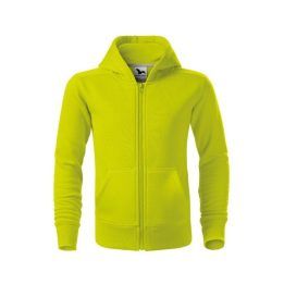 Vaikiškas džemperis su gobtuvu Malfini Trendy Zipper, salotinis