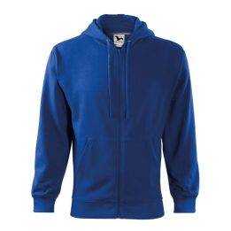 Vyriškas medvilninis džemperis Malfini Trendy Zipper, mėlynas