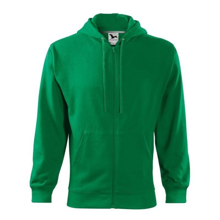 Vyriškas džemperis su užtrauktuku Malfini Trendy Zipper, žalias
