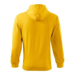 Vyriškas medvilninis džemperis Malfini Trendy Zipper, geltonas