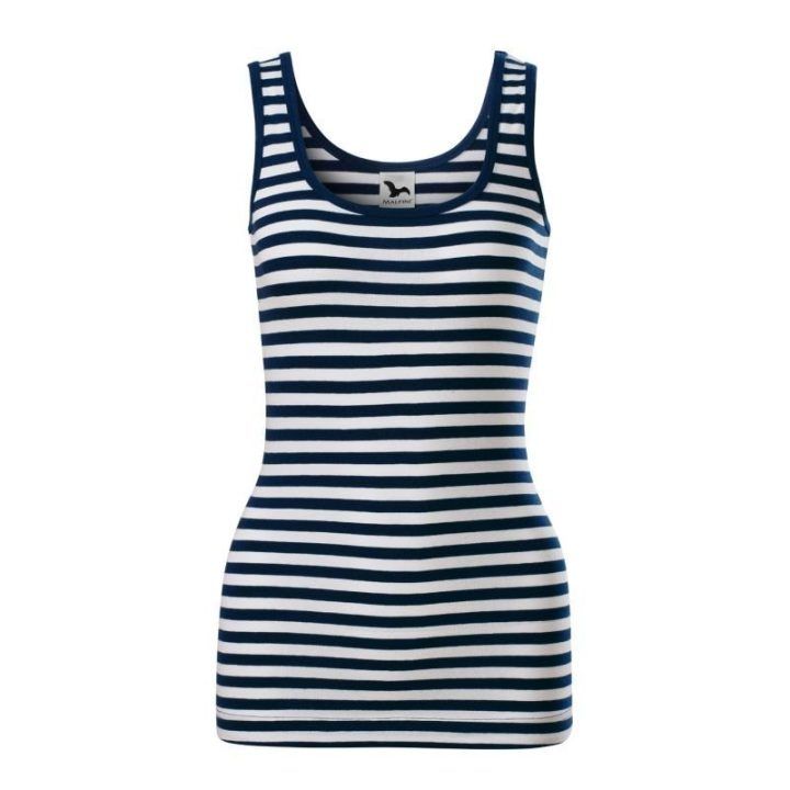 Moteriški berankoviai marškinėliai Malfini Sailor Top, tamsiai mėlyni
