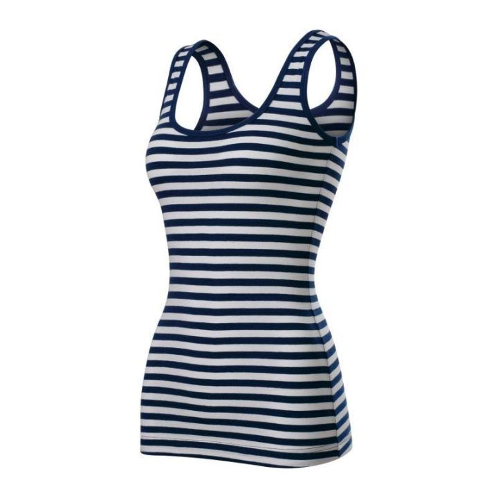Moteriški berankoviai marškinėliai Malfini Sailor Top, tamsiai mėlyni