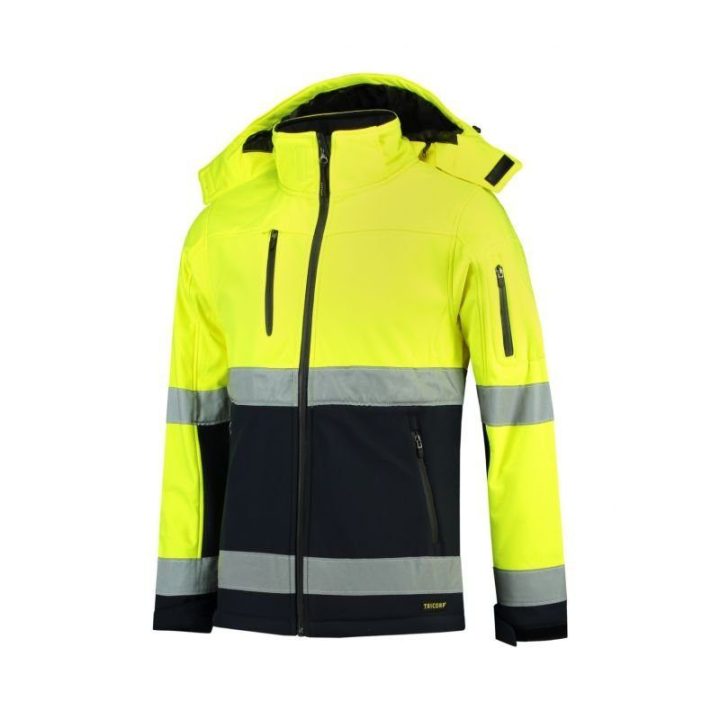Vyriška softshell striukė Rimeck Bi-color, geltona