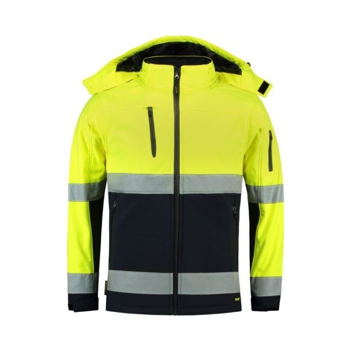 Vyriška softshell striukė Rimeck Bi-color, geltona