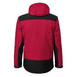 Vyriška softshell striukė su gobtuvu Rimeck Vertex, raudona