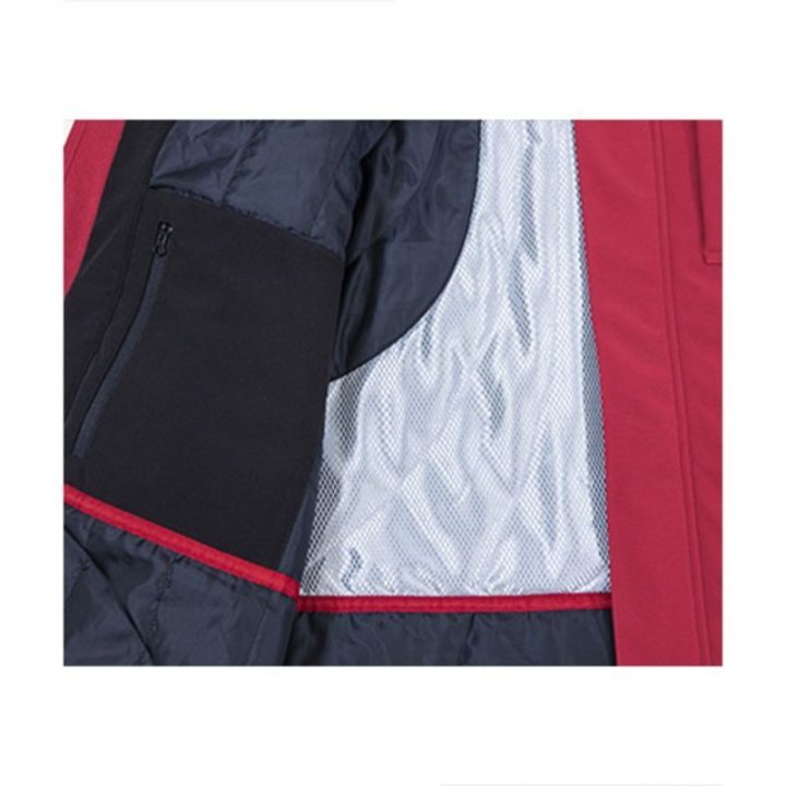 Vyriška softshell striukė su gobtuvu Rimeck Vertex, raudona