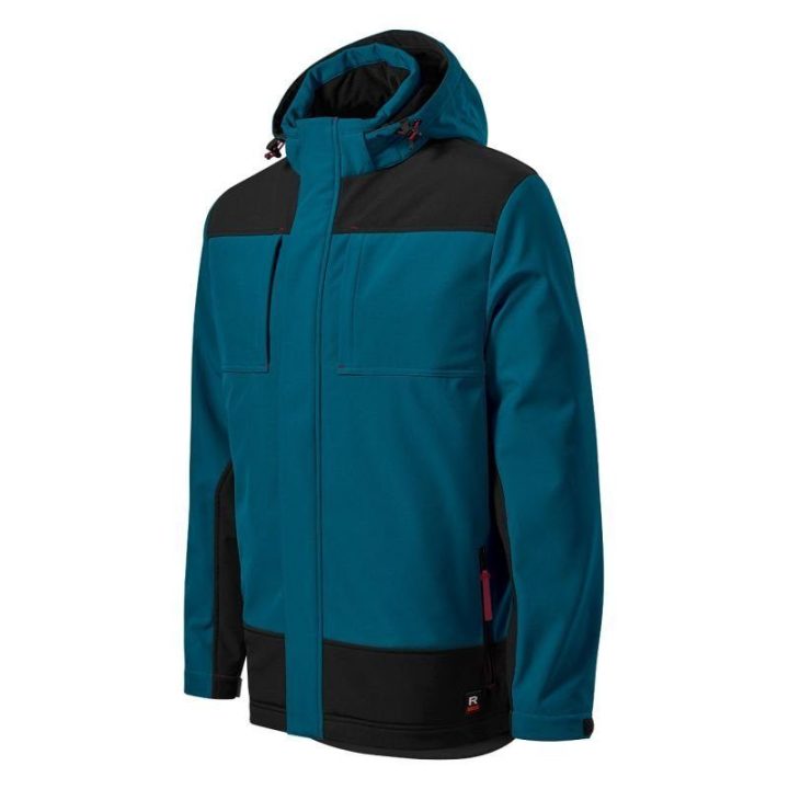 Vyriška pašiltinta softshell striukė Rimeck Vertex, mėlyna