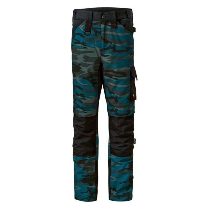 Vyriškos kamufliažinės kelnės Rimeck Vertex Camo, mėlynos