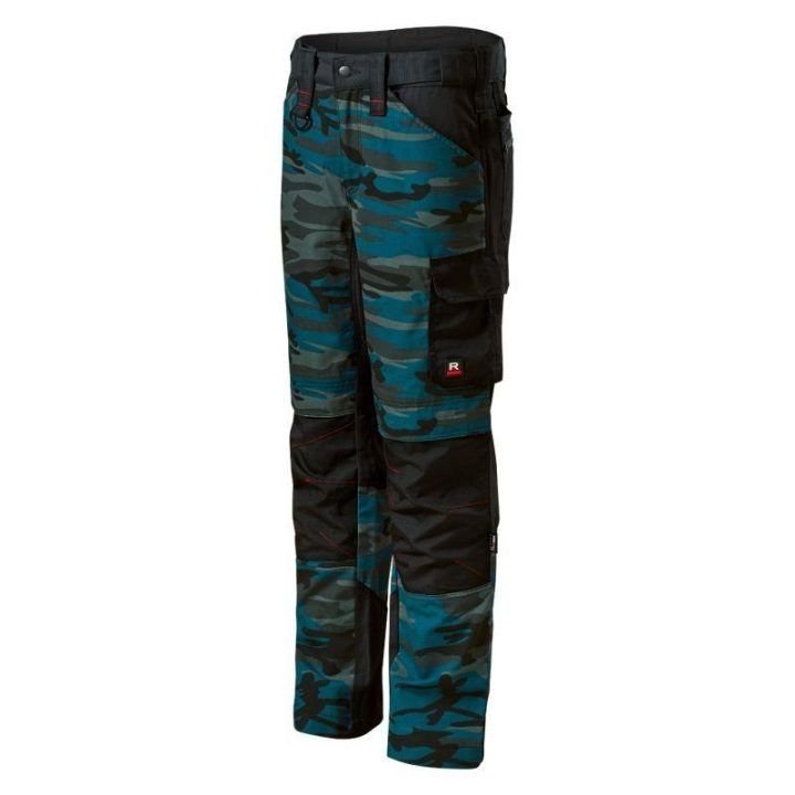 Vyriškos kamufliažinės kelnės Rimeck Vertex Camo, mėlynos