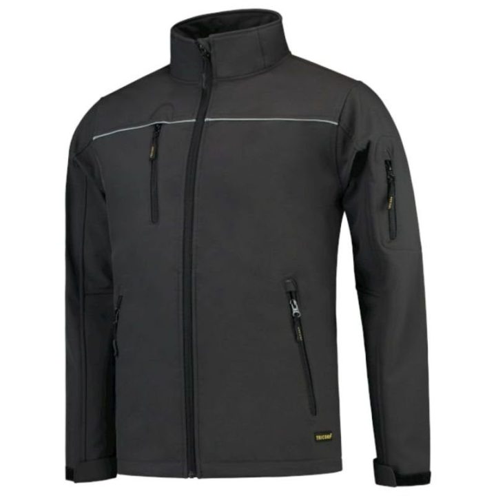 Vyriška softshell striukė Tricorp Luxury Softshell, tamsiai pilka