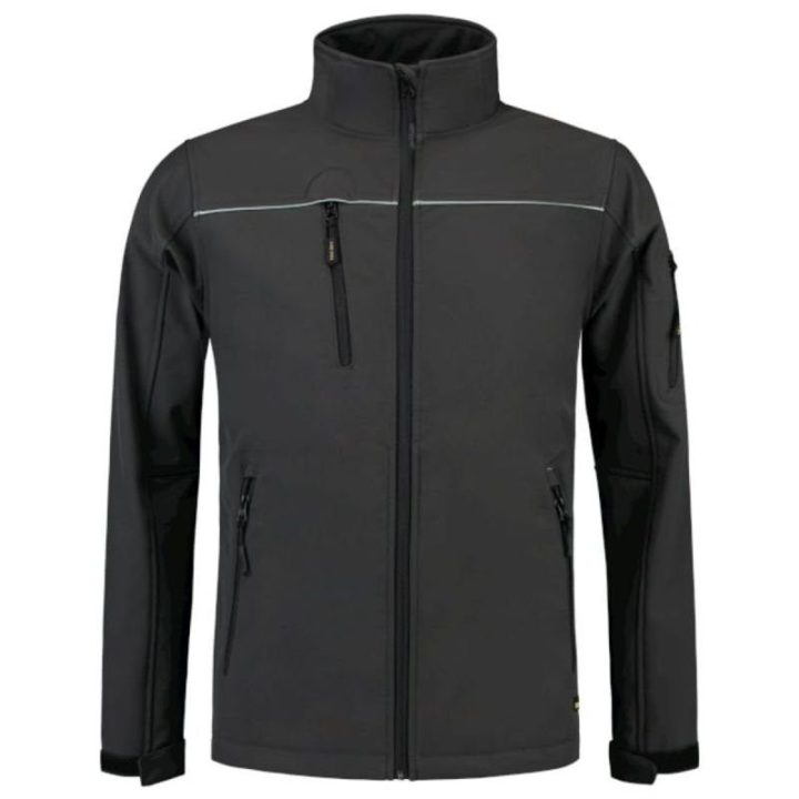 Vyriška softshell striukė Tricorp Luxury Softshell, tamsiai pilka