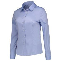 Moteriški marškiniai Malfini Fitted Stretch, mėlyni