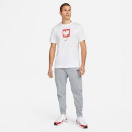 Vyriški marškinėliai su Lenkijos herbu Nike Polska Crest, balti