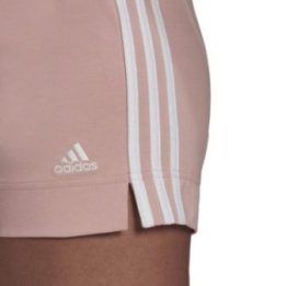 Moteriški medvilniniai šortai adidas Essentials, rožiniai ir balti