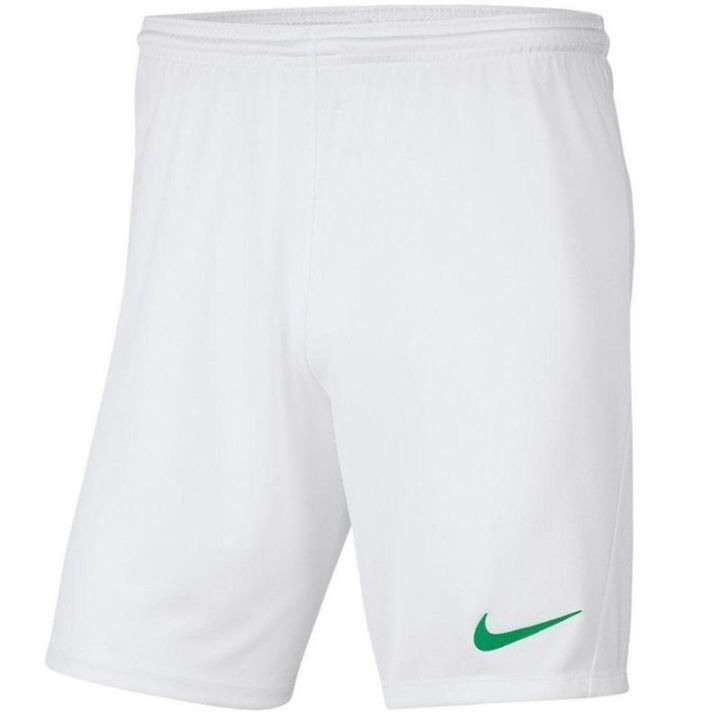 Vyriški prigludusio kirpimo šortai Nike Park III, balti