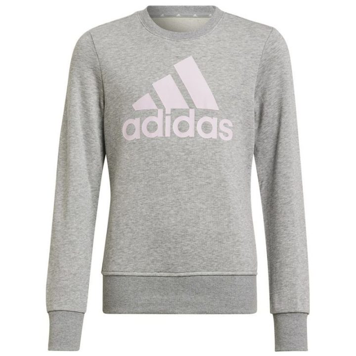 Džemperis mergaitėms adidas Big Logo, pilkas