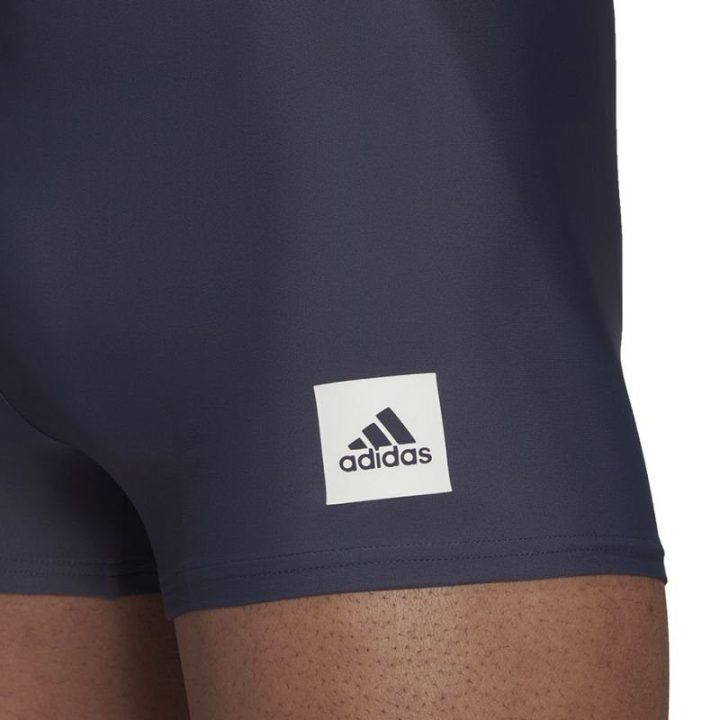 Vyriškos prigludusio kirpimo maudymosi glaudės adidas Solid, grafito