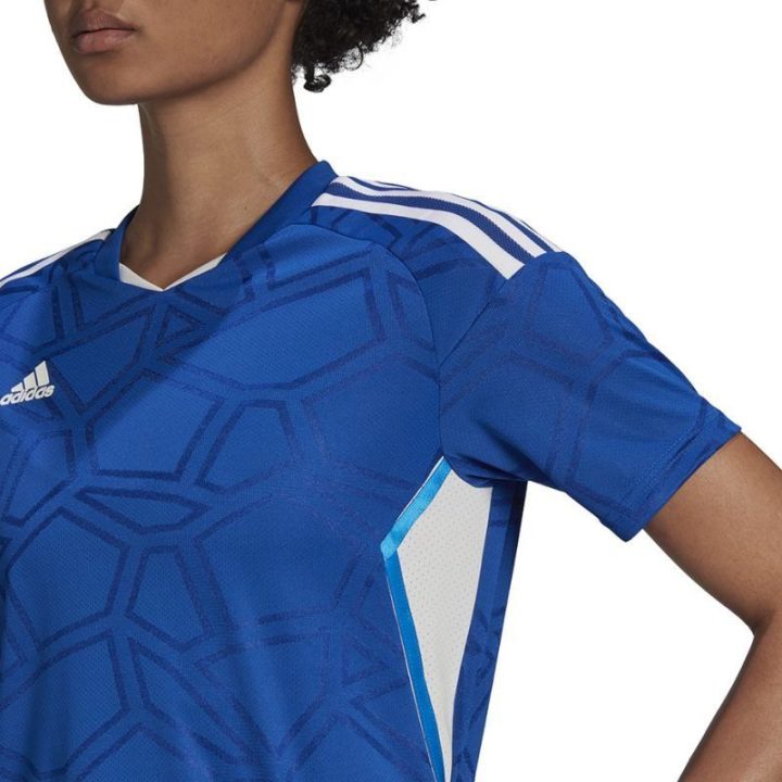 Moteriški sportiniai marškinėliai adidas Condivo 22 Match Day, mėlyni