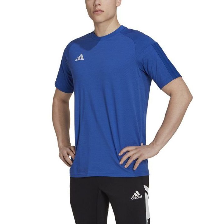 Vyriški medvilniniai marškinėliai adidas Tiro 23 Competition, mėlyni