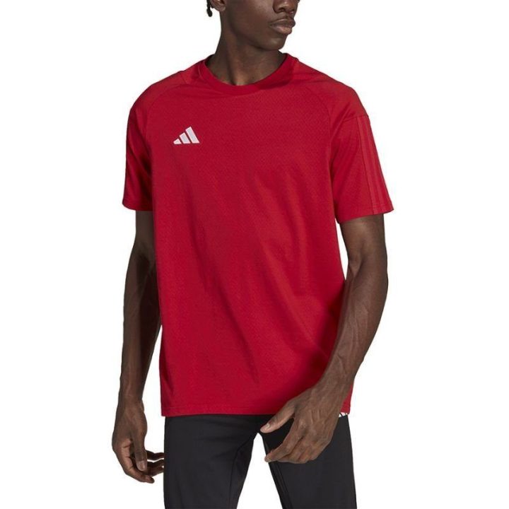 Vyriški medvilniniai marškinėliai adidas Tiro 23 Competition, raudoni