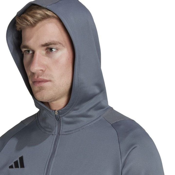 Vyriškas džemperis su gobtuvu adidas Tiro 23 Competition, pilkas