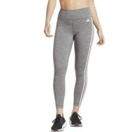 Moteriškos 7/8 tamprės adidas 3 Stripes, pilkos