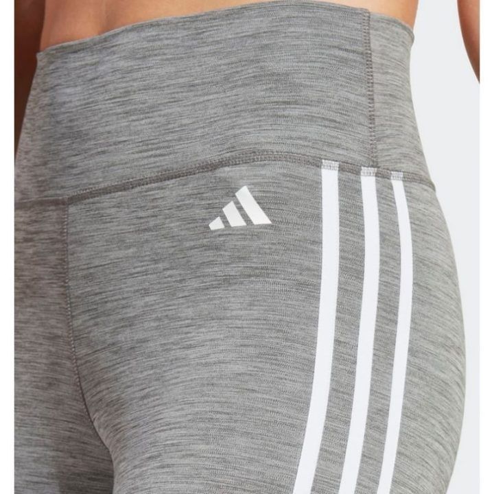 Moteriškos 7/8 tamprės adidas 3 Stripes, pilkos