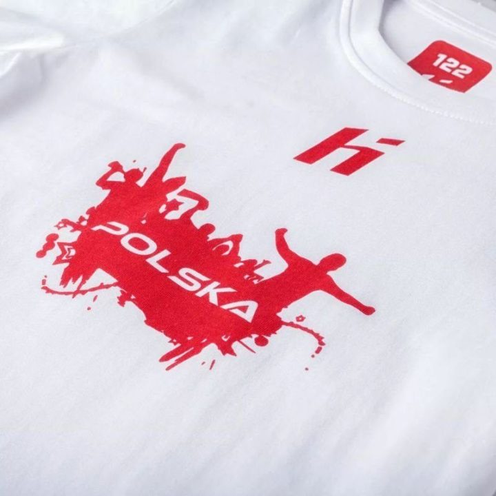 Vaikiški medvilniniai marškinėliai Huari Poland Fan