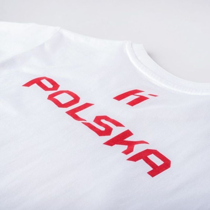Vaikiški marškinėliai su sportine grafika Huari Poland Fan