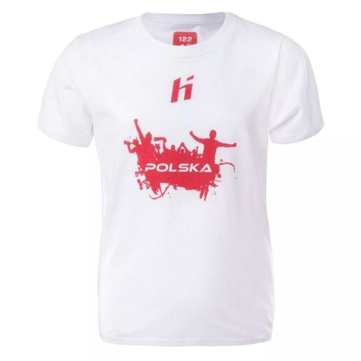 Vaikiški marškinėliai su sportine grafika Huari Poland Fan